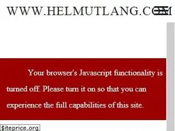 Sites similar to helmutlang.com