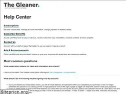 Sites similar to help.thegleaner.com