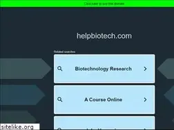 Sites similar to helpbiotech.com