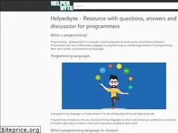 Sites similar to helperbyte.com