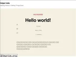 Sites similar to helperindia.com
