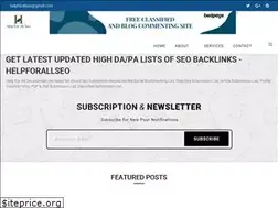 Sites similar to helpforallseo.com