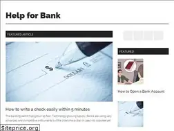 Sites similar to helpforbank.com