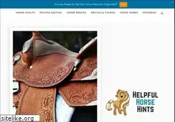 Sites similar to helpfulhorsehints.com