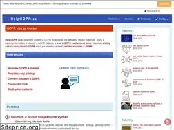 Sites similar to helpgdpr.cz