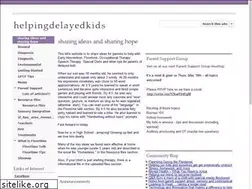Sites similar to helpingdelayedkids.com