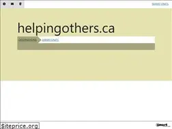 Sites similar to helpingothers.ca