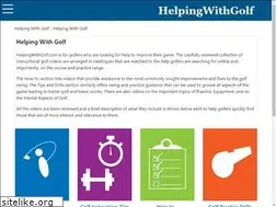 Sites similar to helpingwithgolf.com