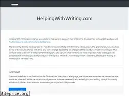 Sites similar to helpingwithwriting.com