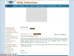 Sites similar to helpinterview.com