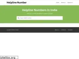 Sites similar to helplinenumber.in