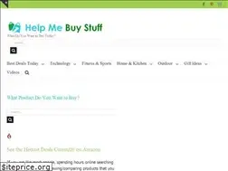 Sites similar to helpmebuystuff.com