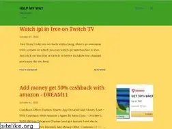 Sites similar to helpmyway.blogspot.com