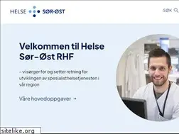 Sites similar to helse-sor.no