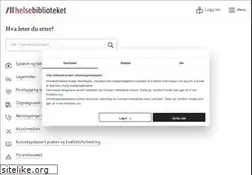 Sites similar to helsebiblioteket.no
