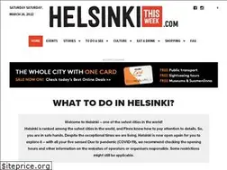 Sites similar to helsinkithisweek.com