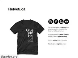 Sites similar to helveti.ca