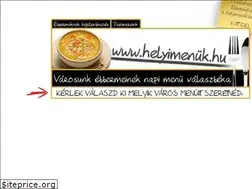 Sites similar to helyimenuk.hu