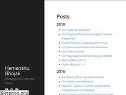 Sites similar to hemanshubhojak.com