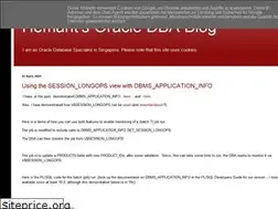 Sites similar to hemantoracledba.blogspot.com