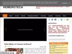 Sites similar to hemerotecamundial.blogspot.com