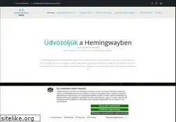 Sites similar to hemingway-etterem.hu