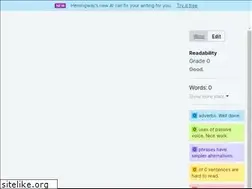 Sites similar to hemingwayapp.com