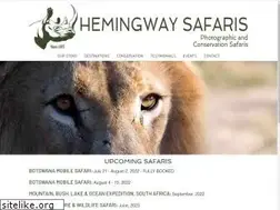 Sites similar to hemingwaysafaris.com