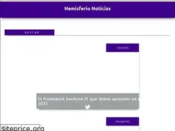 Sites similar to hemisferionoticias.mx
