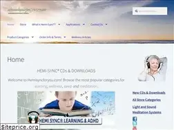 Sites similar to hemisyncforyou.com