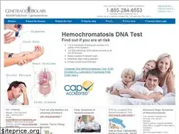 Sites similar to hemochromatosisdna.com