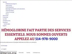 Sites similar to hemoglobine.ca