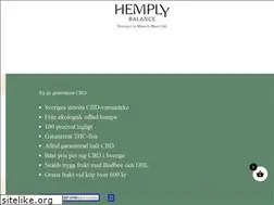 Sites similar to hemplybalance.se