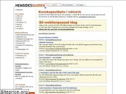 Sites similar to hemsidesguiden.com