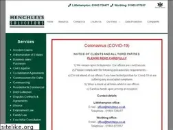 Sites similar to henchleys.co.uk
