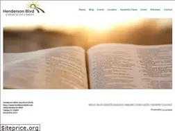Sites similar to hendersonblvd.com