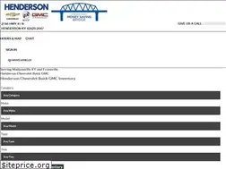 Sites similar to hendersonchevrolet.com