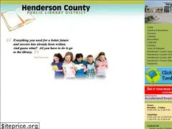 Sites similar to hendersoncolibrary.com