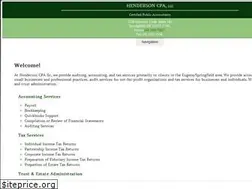 Sites similar to hendersoncpa.net