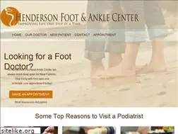 Sites similar to hendersonfoot.com