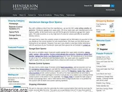 Sites similar to hendersongaragedoorspares.com