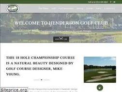 Sites similar to hendersongolfclub.com