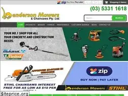 Sites similar to hendersonmowers.com.au