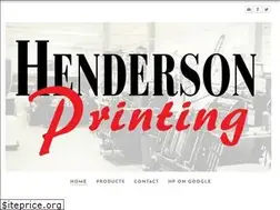 Sites similar to hendersonprinting.net