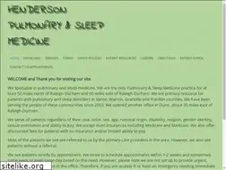Sites similar to hendersonpulmonary.com