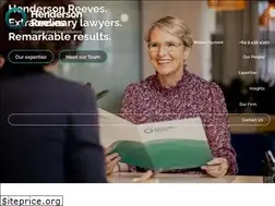 Sites similar to hendersonreeveslawyers.co.nz