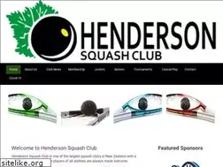 Sites similar to hendersonsquash.co.nz