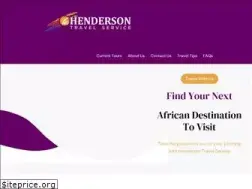 Sites similar to hendersontravel.com
