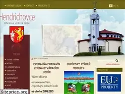 Sites similar to hendrichovce.sk