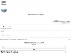 Sites similar to hendrickcadillaccary.com